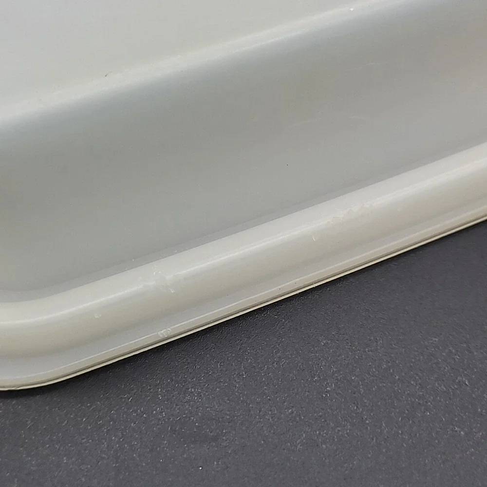 Vintage Tupperware Almond Deviled Eggs‎ Keeper Tray w Lid 723 722